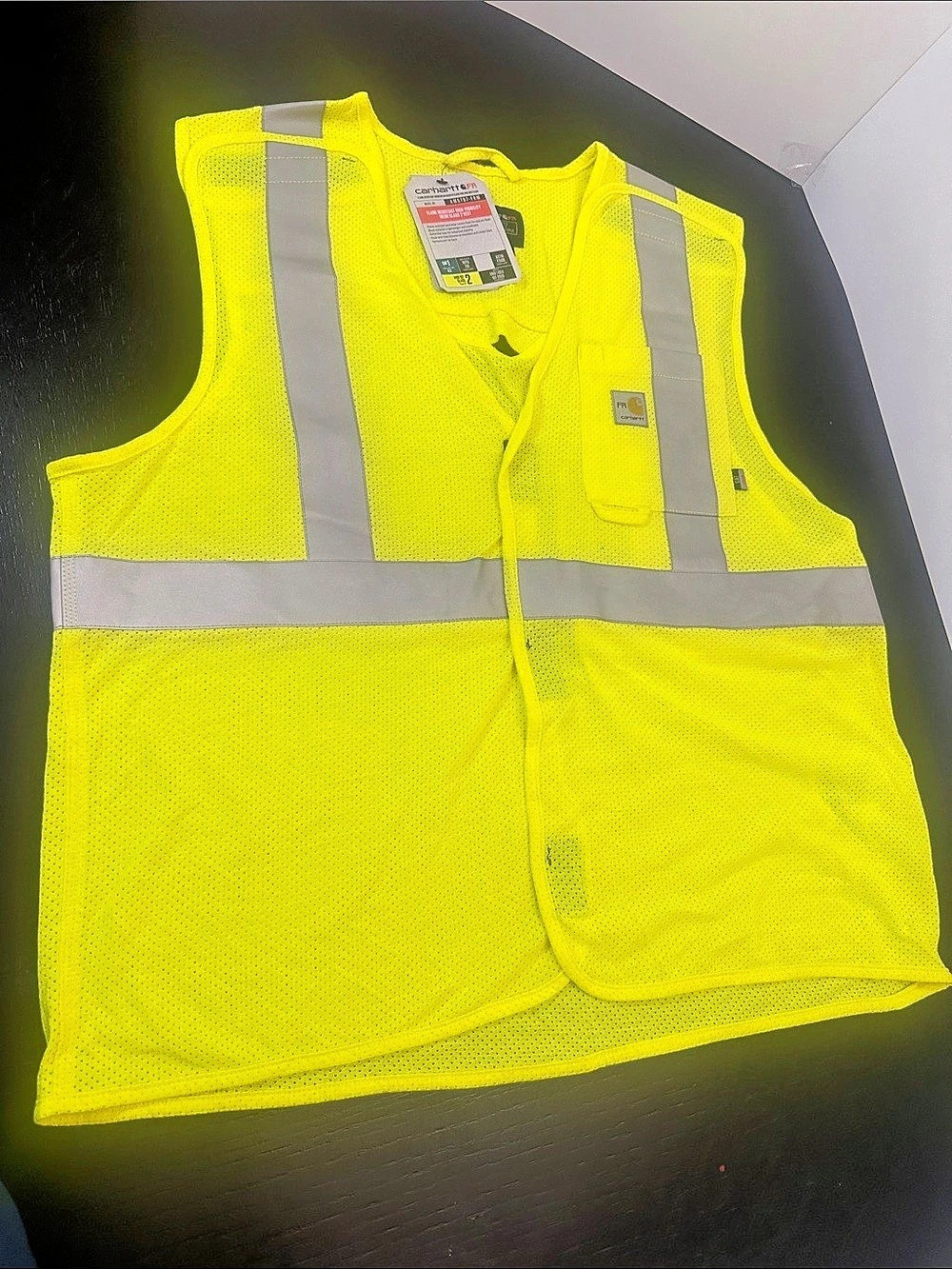 Carhartt Flame-Resistant High-Visibility Mesh Class 2 Vest XL
